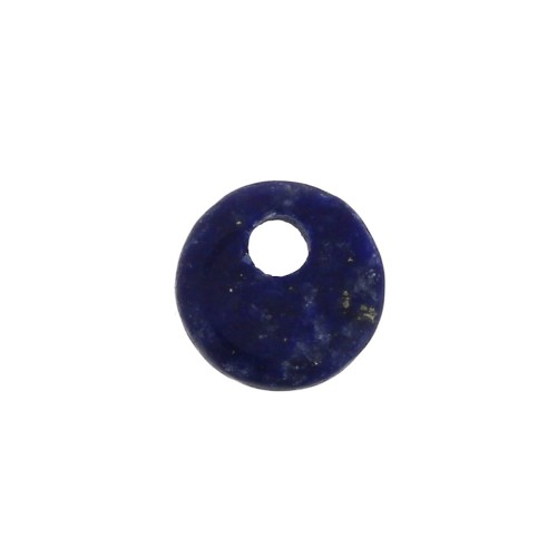 6mm Round Gemstone sequin - Lapis Lazuli x1