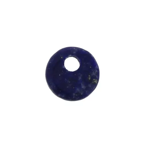 6mm Round Gemstone sequin - Lapis Lazuli x1