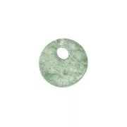 6mm Round Gemstone sequin - Aventurine x1