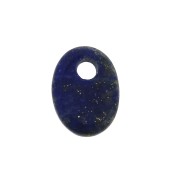 8x6mm Gemstone oval sequin - Lapis Lazuli x1