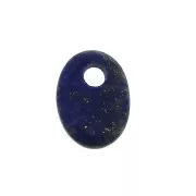 8x6mm Gemstone oval sequin - Lapis Lazuli x1
