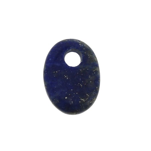 8x6mm Gemstone oval sequin - Lapis Lazuli x1