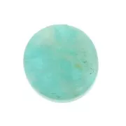 8mm Gemstone round Puck - Amazonite x1