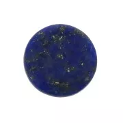 8mm Gemstone round Puck - Lapis Lazuli x1