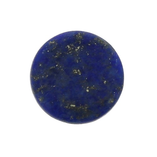 8mm Gemstone round Puck - Lapis Lazuli x1