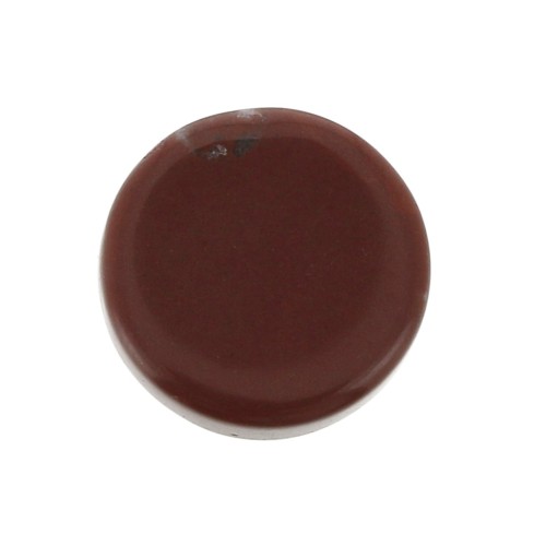 8mm Gemstone round Puck - Red Jasper x1
