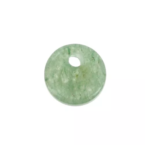 8mm Round Gemstone sequin - Aventurine x1