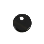 8mm Round Gemstone sequin - Black Onyx x1|raw }}