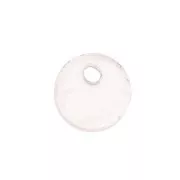 8mm Round Gemstone sequin - Rose Quartz x1