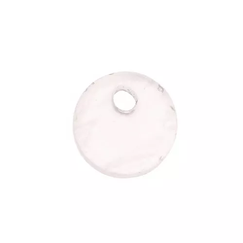 8mm Round Gemstone sequin - Rose Quartz x1