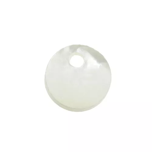8mm Round Mother of Pearl Sequin - Natural x1