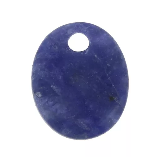 12x10mm Gemstone oval sequin - Sodalite x1