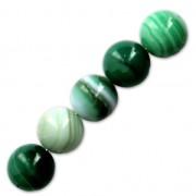 Bead Green Lace Agate 12mm x1
