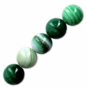Bead Green Lace Agate 12mm x1