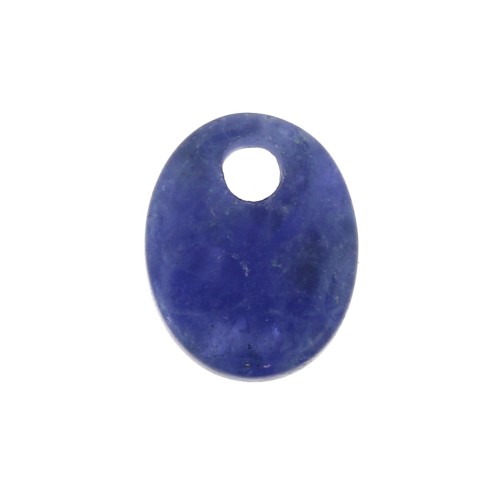 10x8mm Gemstone oval sequin - Sodalite x1