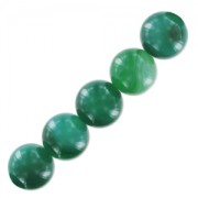 10 mm gemstone beads - Green Lace Agate x5
