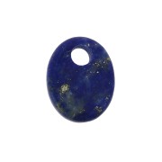 10x8mm Gemstone oval sequin - Lapis Lazuli x1|raw }}
