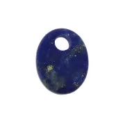 10x8mm Gemstone oval sequin - Lapis Lazuli x1