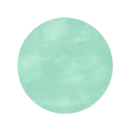 6mm Gemstone round Puck - Amazonite x1