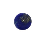 6mm Gemstone round Puck - Lapis Lazuli x1