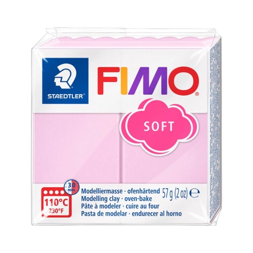 Fimo Soft Polymer Clay 57gr Light Pink (n°205)