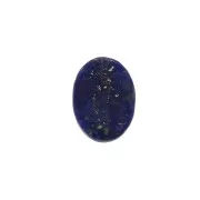 8x6mm Gemstone Oval puck - Lapis Lazuli x1