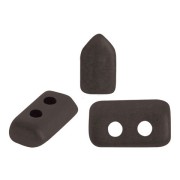 2x5 mm Glass beads Piros® by Puca® - Dark Bronze Mat x10g|raw }}