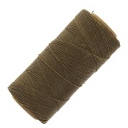 Linhasita waxed thread spool for micro macramé 0.75 mm - Khaki (222) x228m|raw }}