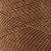 Linhasita waxed thread spool for micro macramé 0.75 mm - Marron Terre (666) x228m