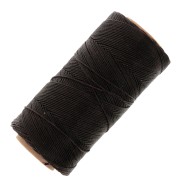 Linhasita waxed thread spool for micro macramé 0.75 mm - Chocolate Brown (29) x228m|raw }}