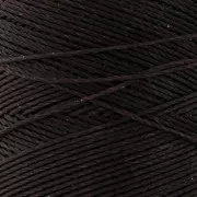 Linhasita waxed thread spool for micro macramé 0.75 mm - Chocolate Brown (29) x228m
