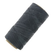 Linhasita waxed thread spool for micro macramé 0.75 mm - Dark Grey (474) x228m|raw }}