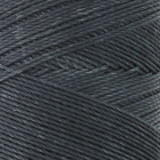 Linhasita waxed thread spool for micro macramé 0.75 mm - Dark Grey (474) x228m