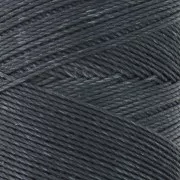 Linhasita waxed thread spool for micro macramé 0.75 mm - Dark Grey (474) x228m