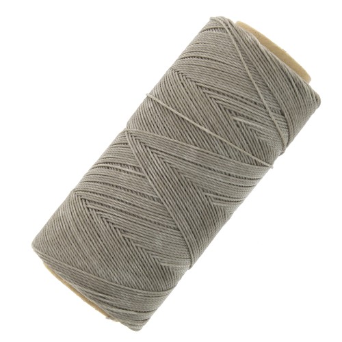 Linhasita waxed thread spool for micro macramé 0.75 mm - Gris Taupe (544) x228m