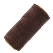 Linhasita waxed thread spool for micro macramé 0.75 mm - Mahogany (515) x228m