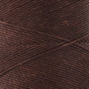 Linhasita waxed thread spool for micro macramé 0.75 mm - Mahogany (515) x228m