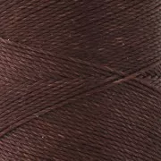 Linhasita waxed thread spool for micro macramé 0.75 mm - Mahogany (515) x228m