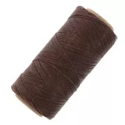Linhasita waxed thread spool for micro macramé 0.75 mm - Pecan (649) x228m