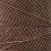 Linhasita waxed thread spool for micro macramé 0.75 mm - Cedar (511) x228m