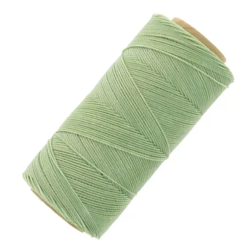 Linhasita waxed thread spool for micro macramé 0.75 mm - Lichen (397) x228m