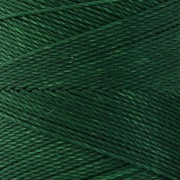Linhasita waxed thread spool for micro macramé 0.75 mm - Fir green (367) x228m
