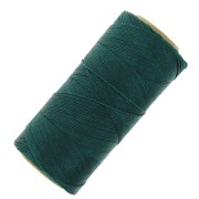 Linhasita waxed thread spool for micro macramé 0.75 mm - Emerald (386) x228m|raw }}