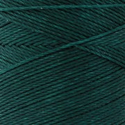 Linhasita waxed thread spool for micro macramé 0.75 mm - Emerald (386) x228m