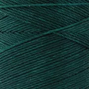 Linhasita waxed thread spool for micro macramé 0.75 mm - Emerald (386) x228m