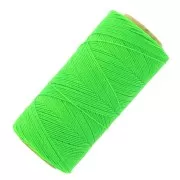 Linhasita waxed thread spool for micro macramé 0.75 mm - Neon Green (329) x228m
