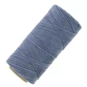 Linhasita waxed thread spool for micro macramé 0.75 mm - Jeans (384) x228m