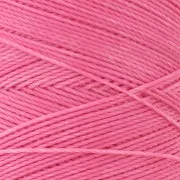 Linhasita waxed thread spool for micro macramé 0.75 mm - Pink (915) x228m
