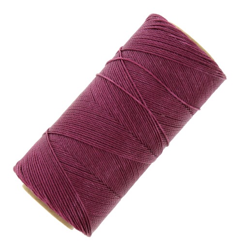 Linhasita waxed thread spool for micro macramé 0.75 mm - Violine (368) x228m
