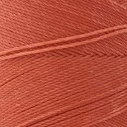 Linhasita waxed thread spool for micro macramé 0.75 mm - Terracotta (35) x228m